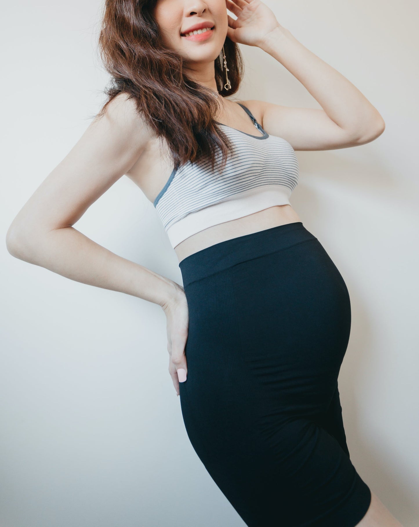 Maternity Pregnancy High Waist Shorts [Final Sale]